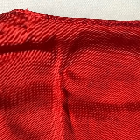 SUSAN BRISTOL Vintage Christmas Embroidered Holly Vest Red Velvet Corduroy - Picture 8 of 9